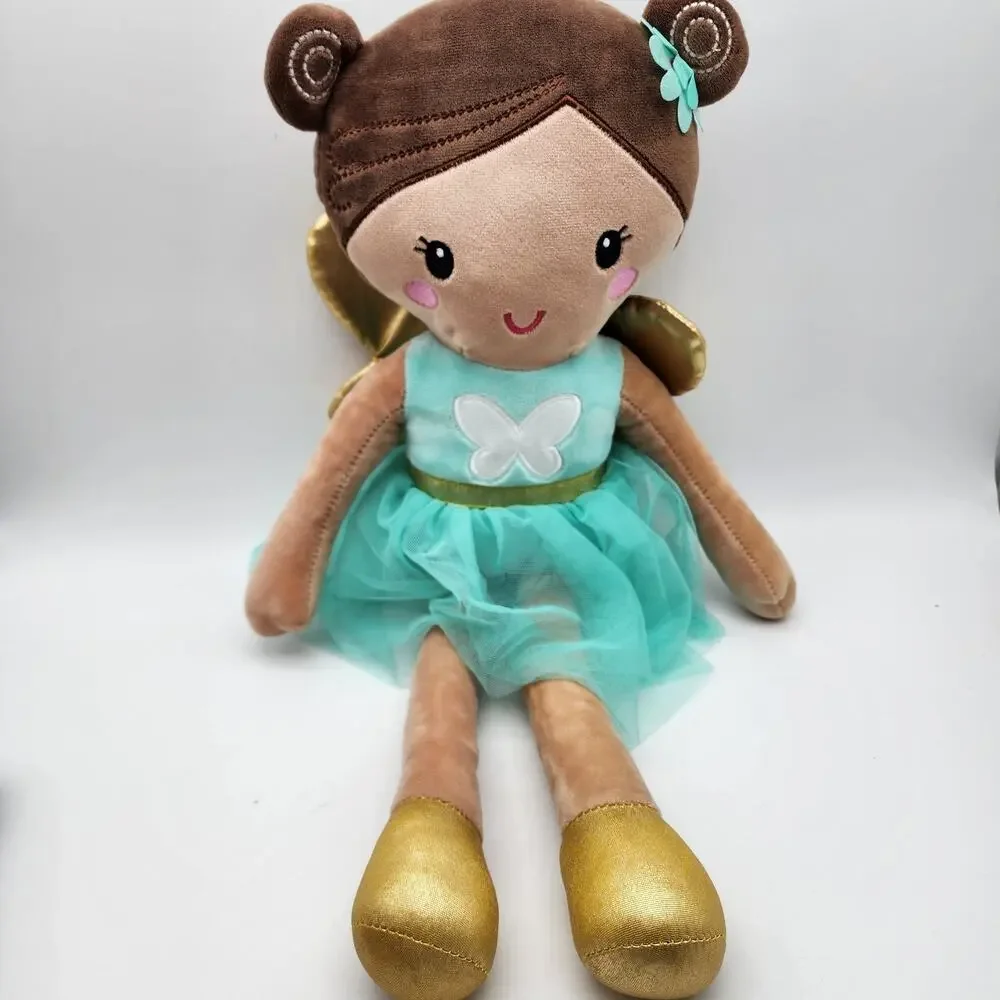 Your Zone Ballerina Tan Fairy Plush Doll 21